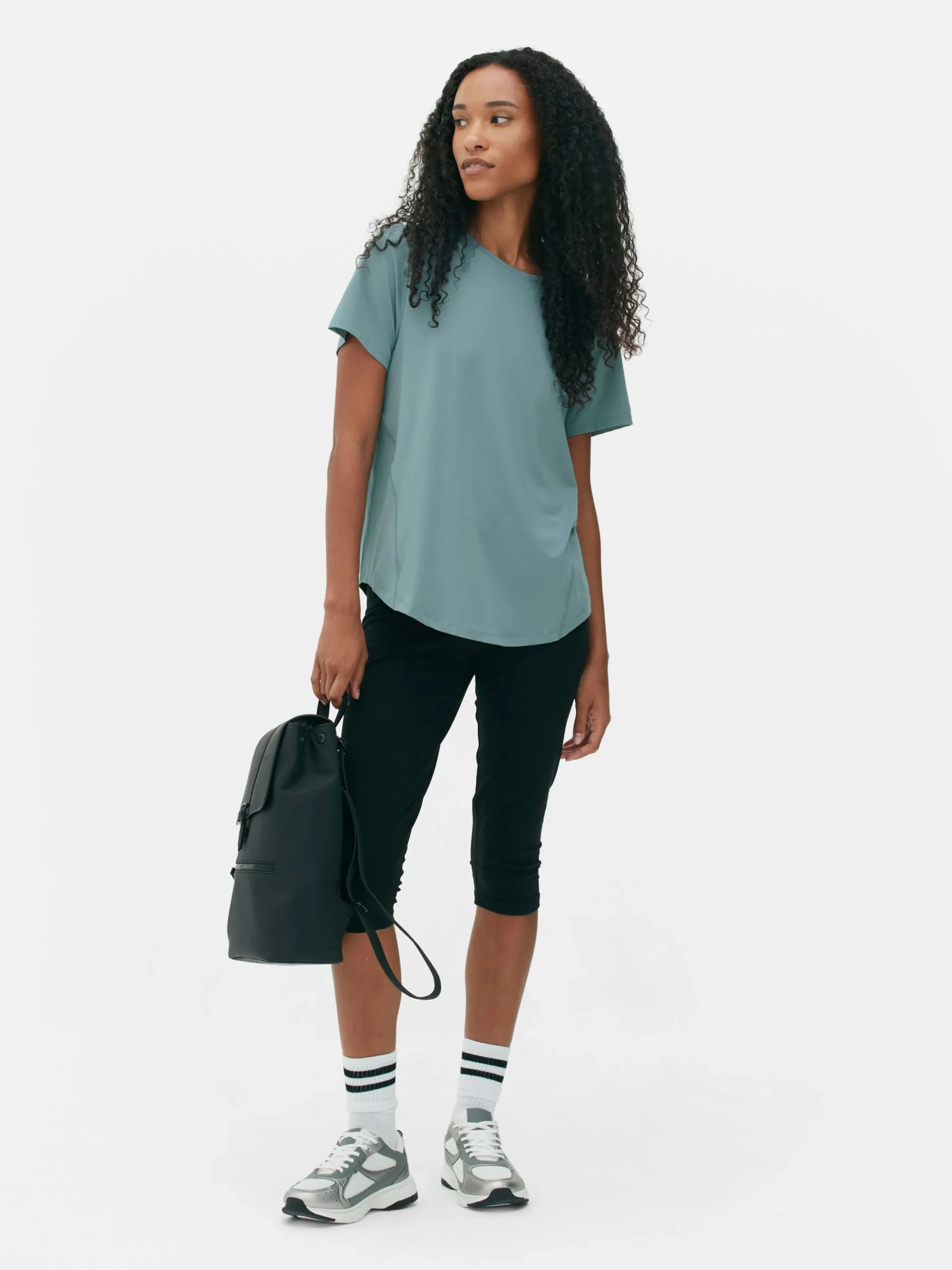Sportshirt Met Ronde Hals