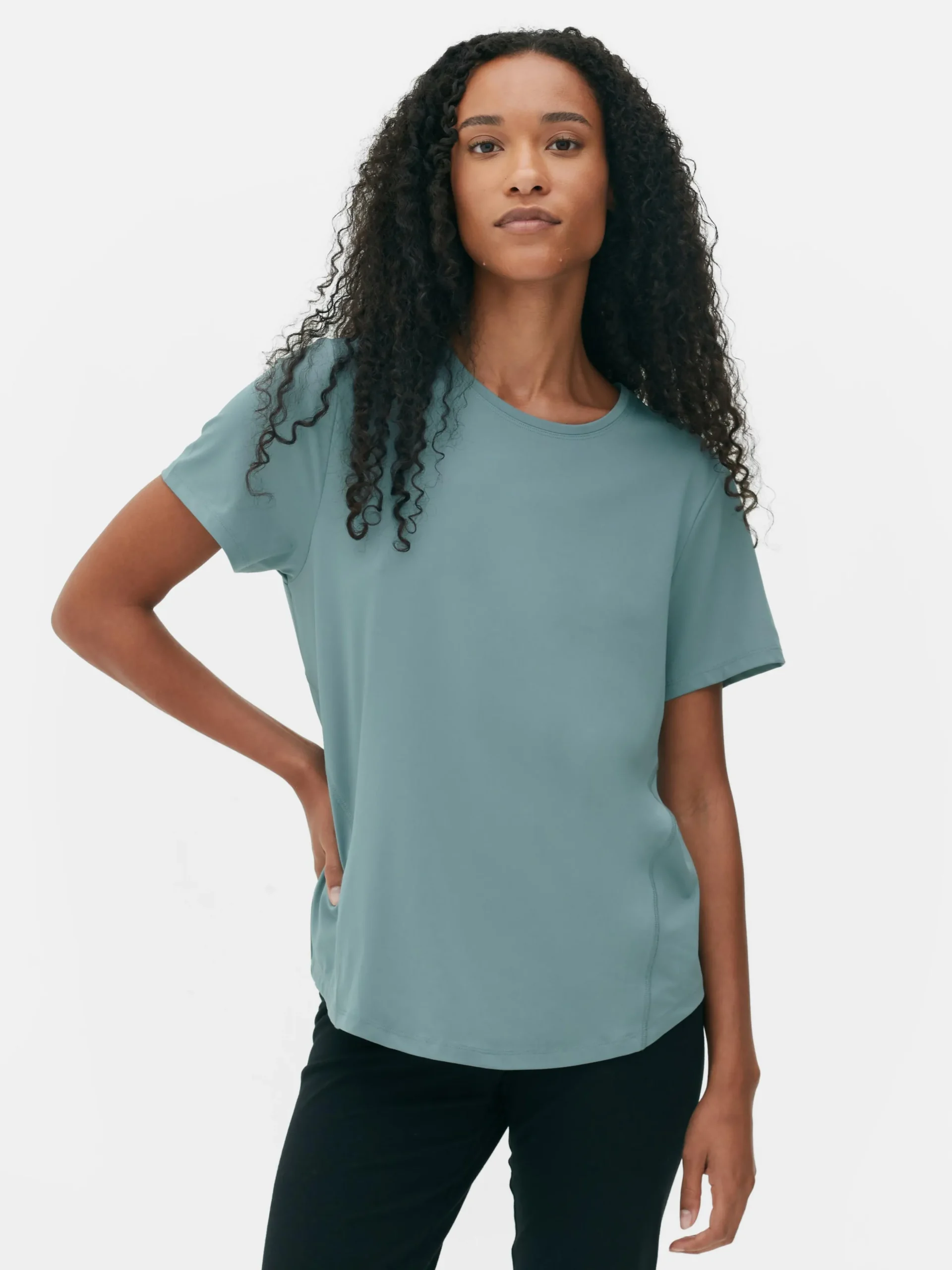 Sportshirt Met Ronde Hals