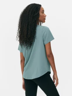 Sportshirt Met Ronde Hals