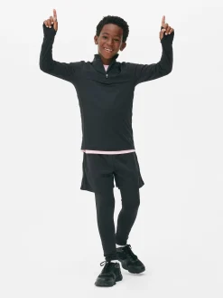 Sportsweatshirt Met Kwartrits