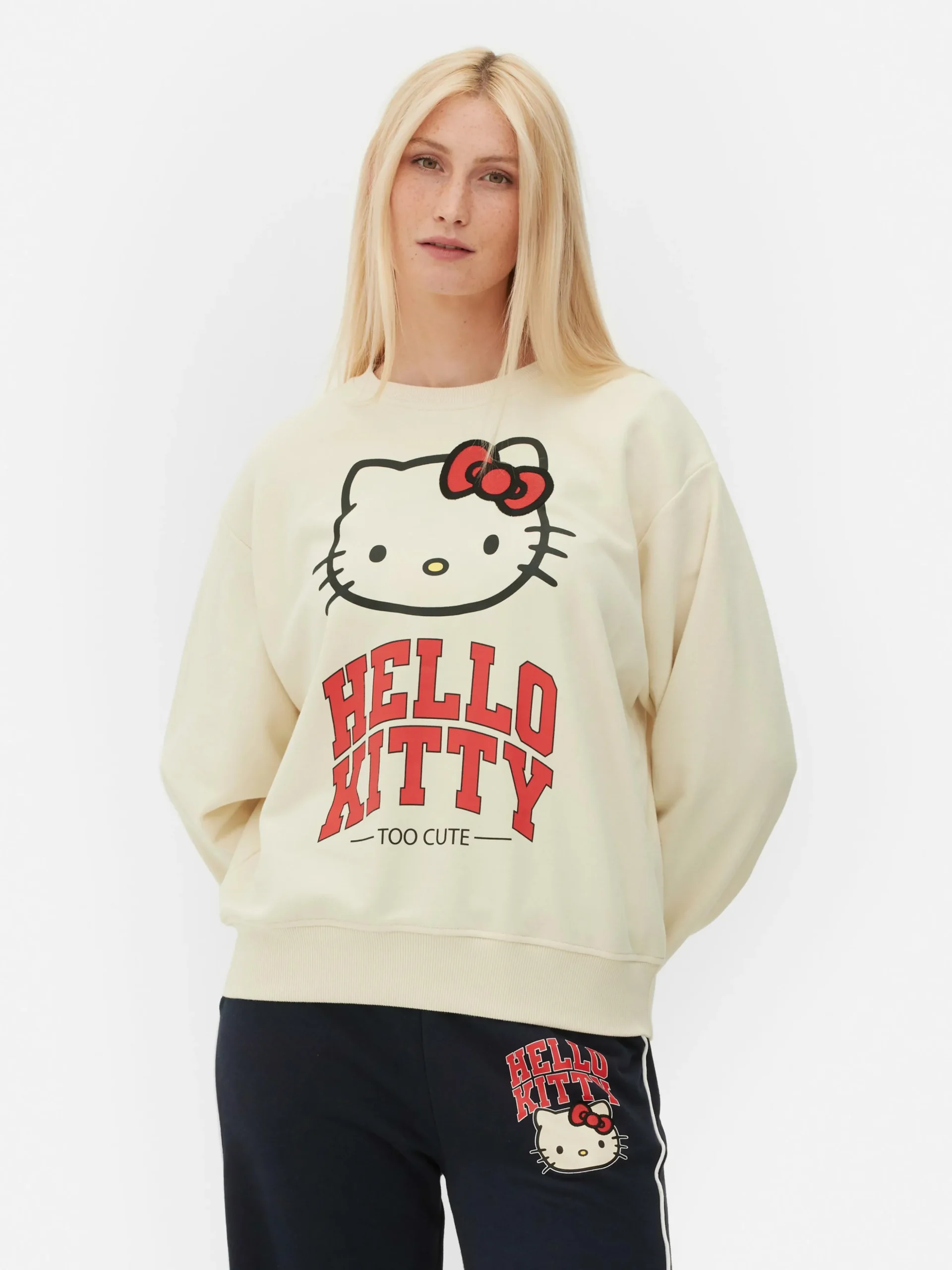 Sportsweatshirt Met Print Hello Kitty