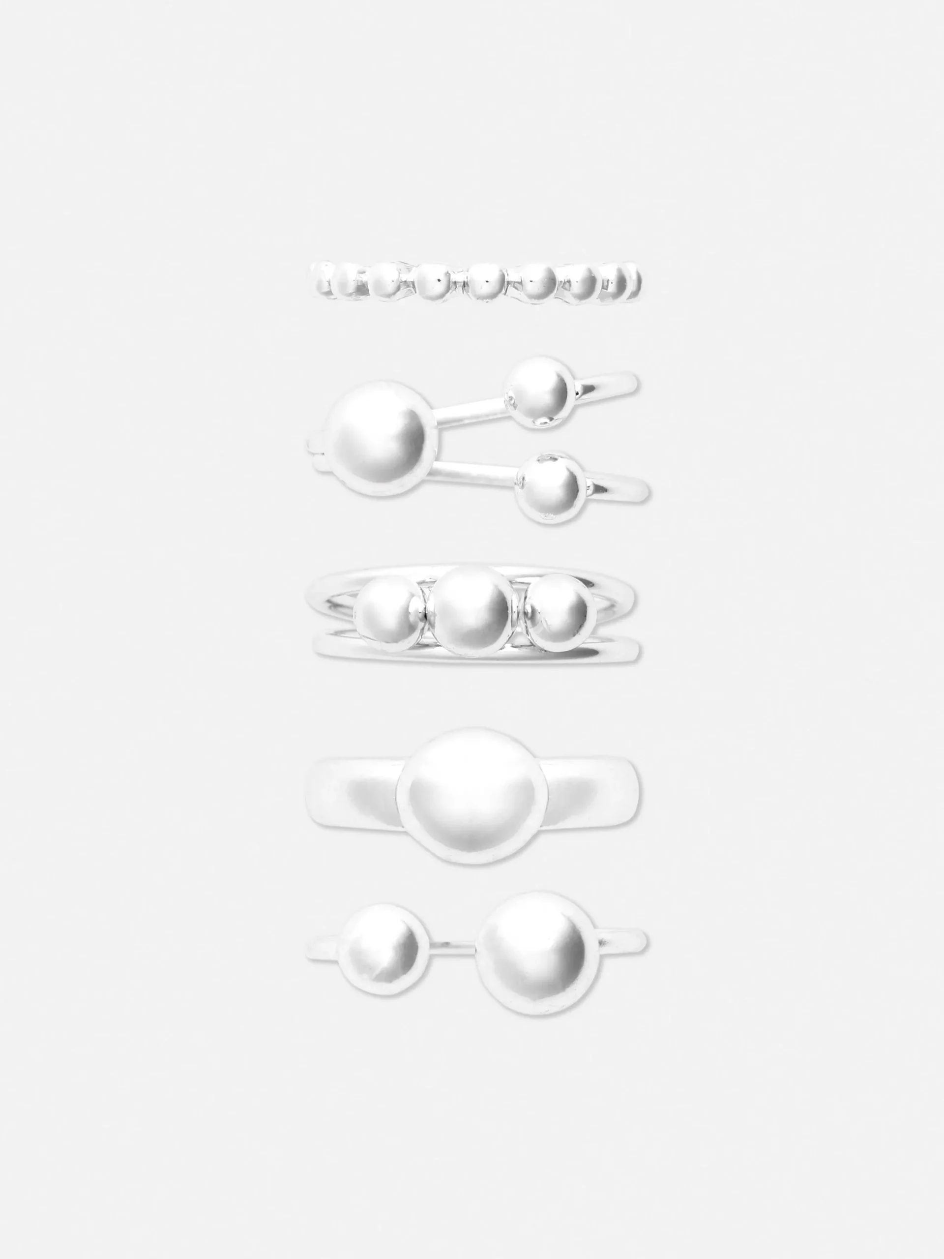Stapelbare Bolvormige Ringen, Set Van 5