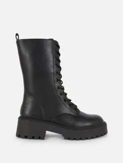 Stoere Bikerlaarzen Met Veters
