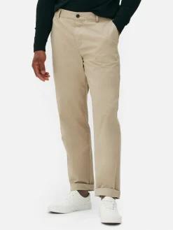 Stretch Chino Met Rechte Pijpen