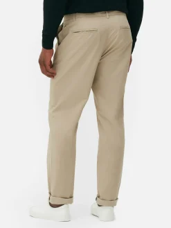 Stretch Chino Met Rechte Pijpen