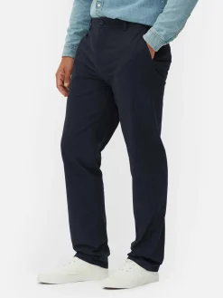 Stretch Chino Met Rechte Pijpen