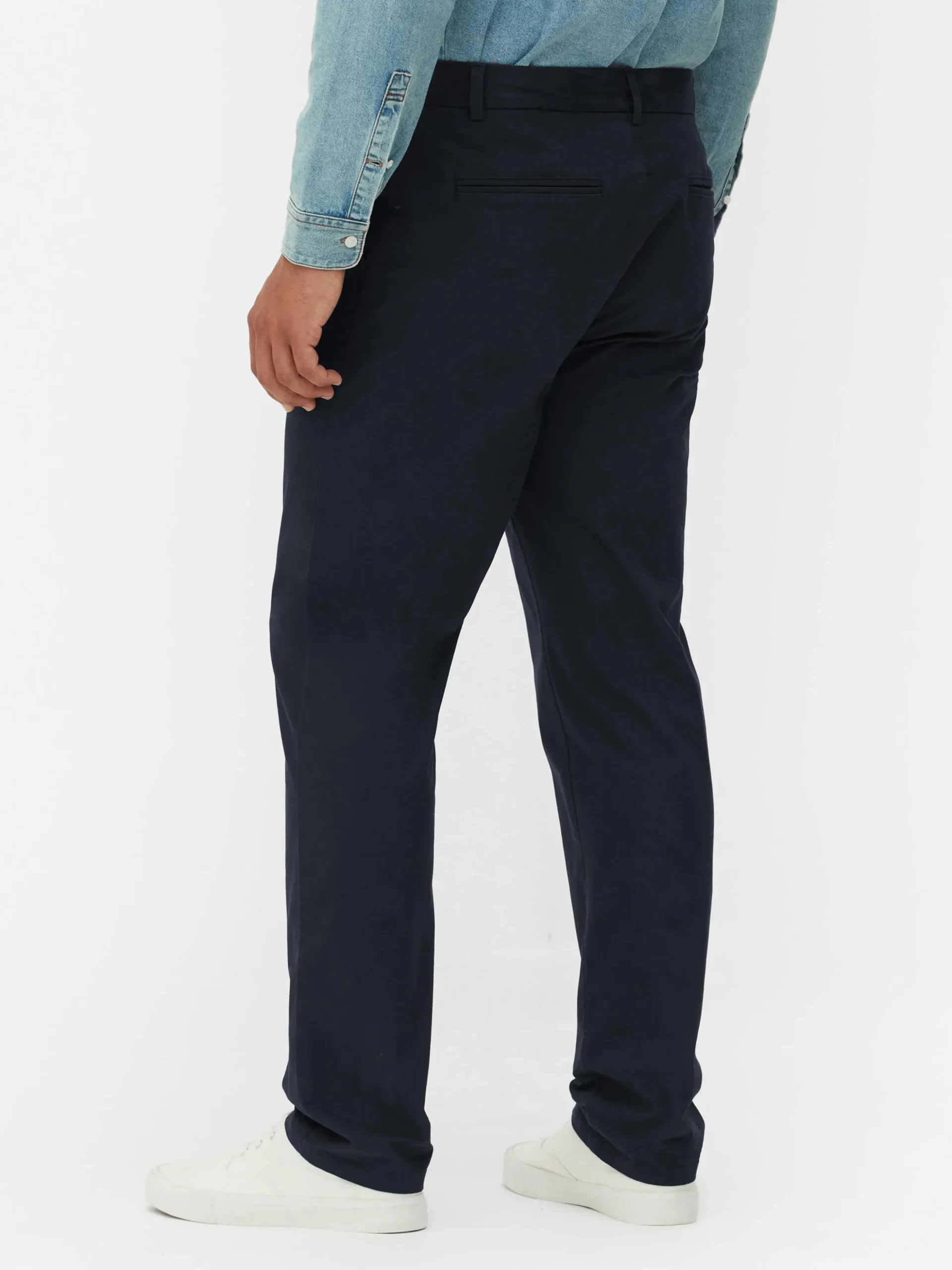 Stretch Chino Met Rechte Pijpen