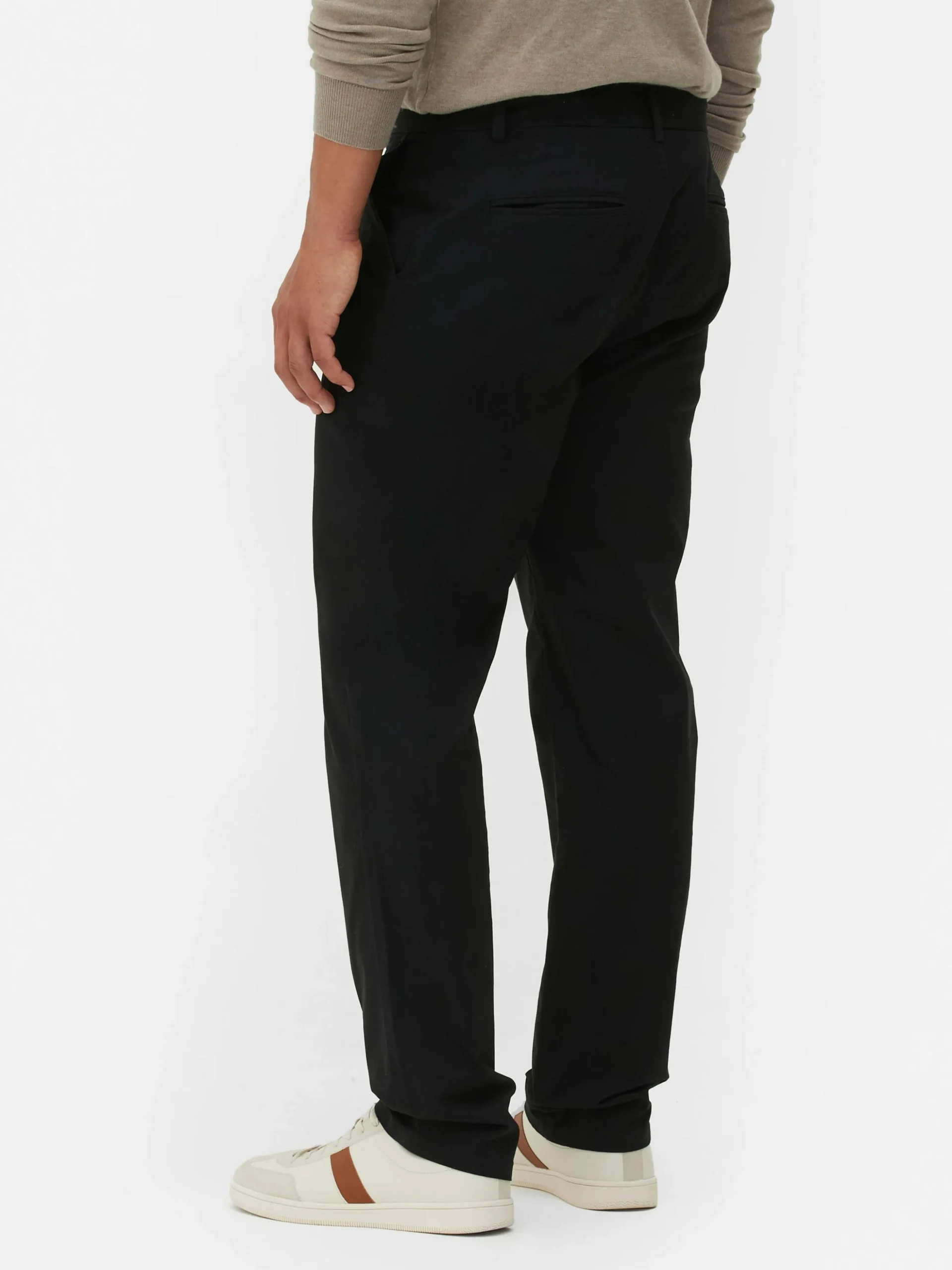 Stretch Chino Met Rechte Pijpen