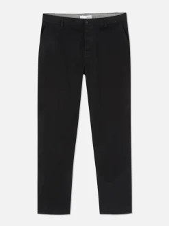 Stretch Chino Met Rechte Pijpen