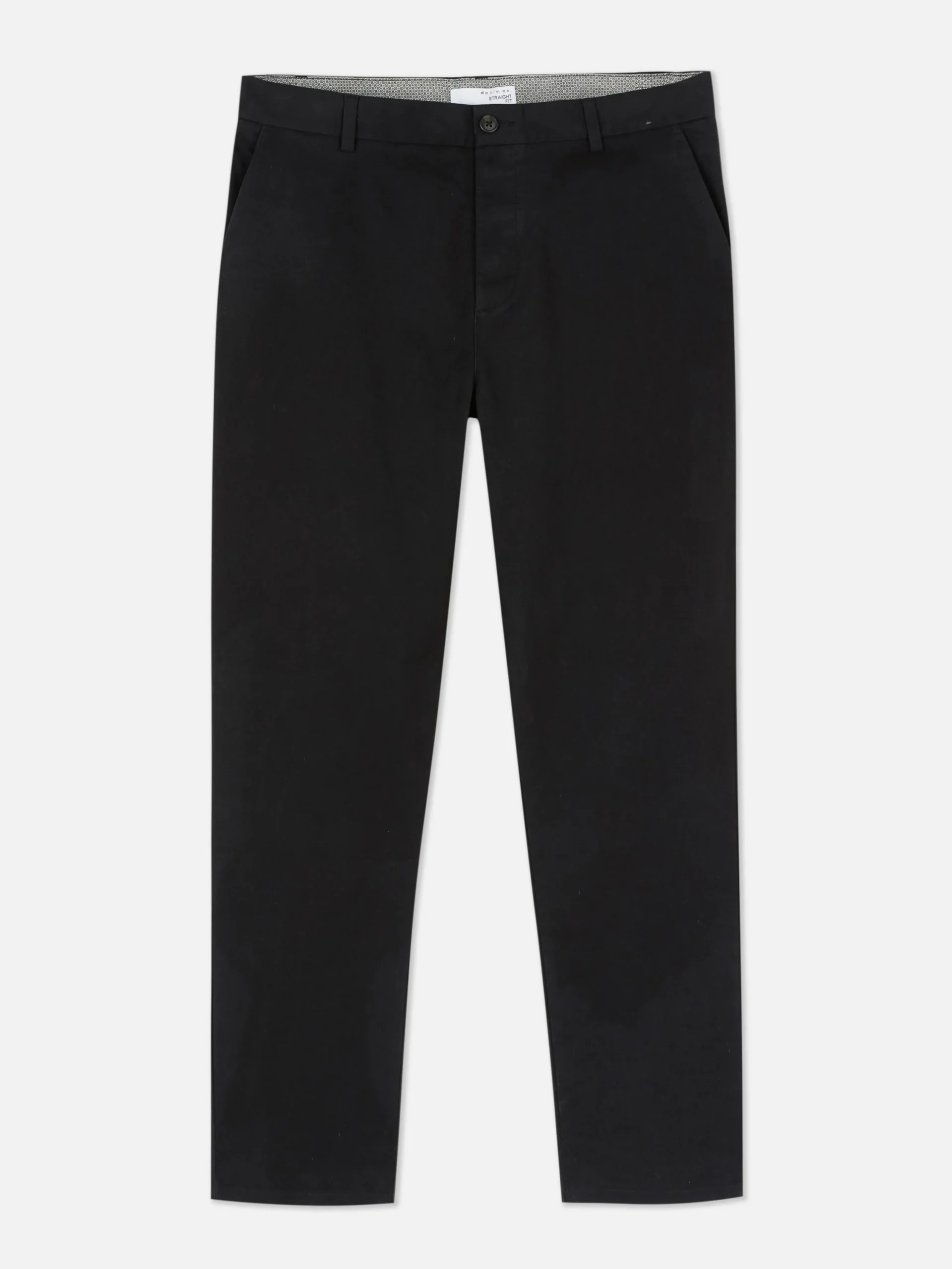 Stretch Chino Met Rechte Pijpen