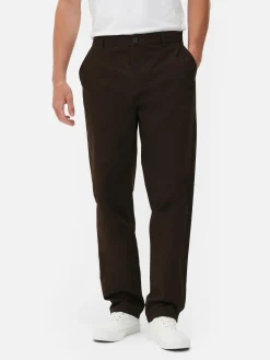 Stretch Chino Met Rechte Pijpen
