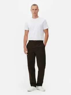 Stretch Chino Met Rechte Pijpen