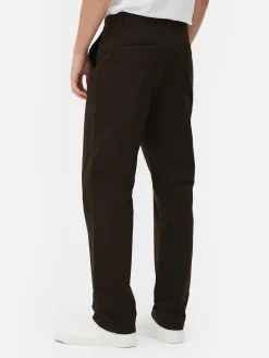 Stretch Chino Met Rechte Pijpen