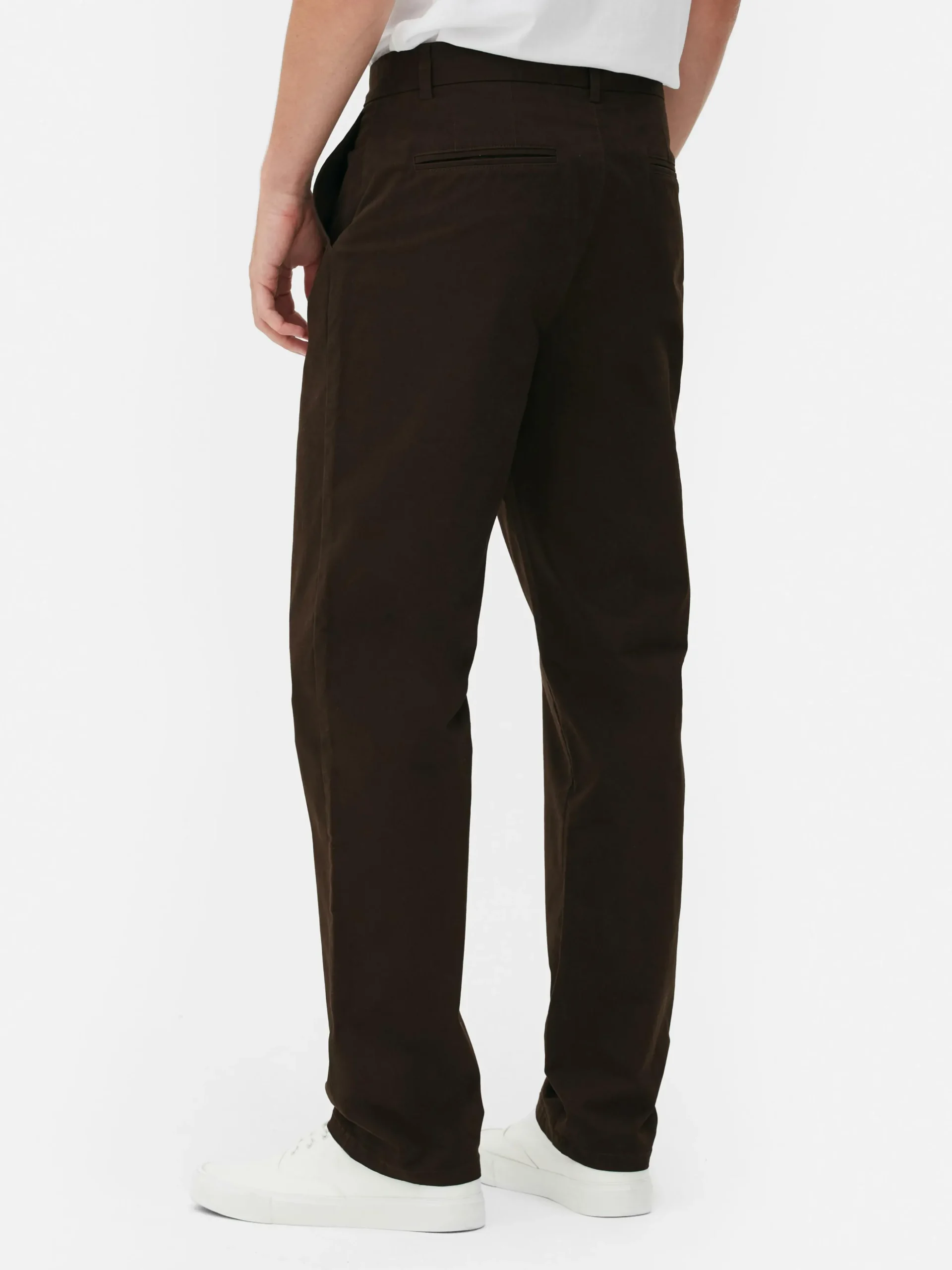 Stretch Chino Met Rechte Pijpen