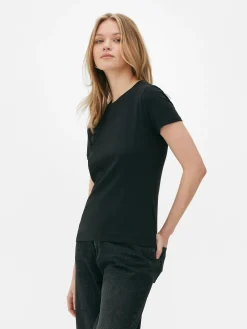 Stretch T-shirt Met Korte Mouwen