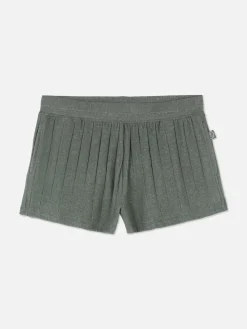 Superzachte Geplooide Pyjamashort