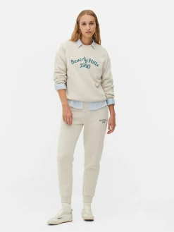 Sweater Met Tekst En Ronde Hals