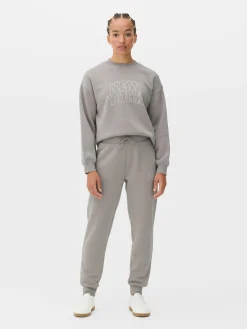 Sweater Met Tekst En Ronde Hals