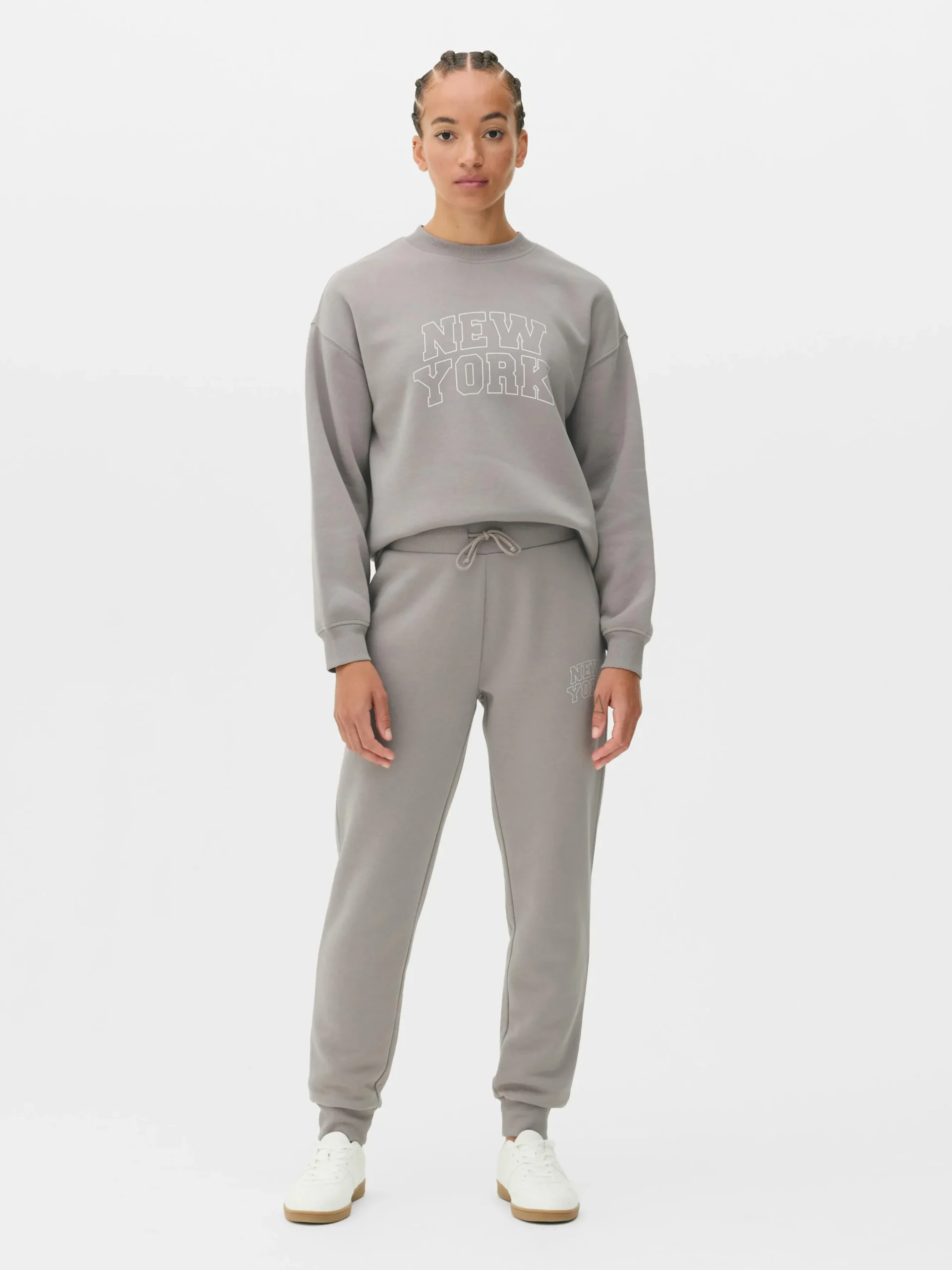 Sweater Met Tekst En Ronde Hals