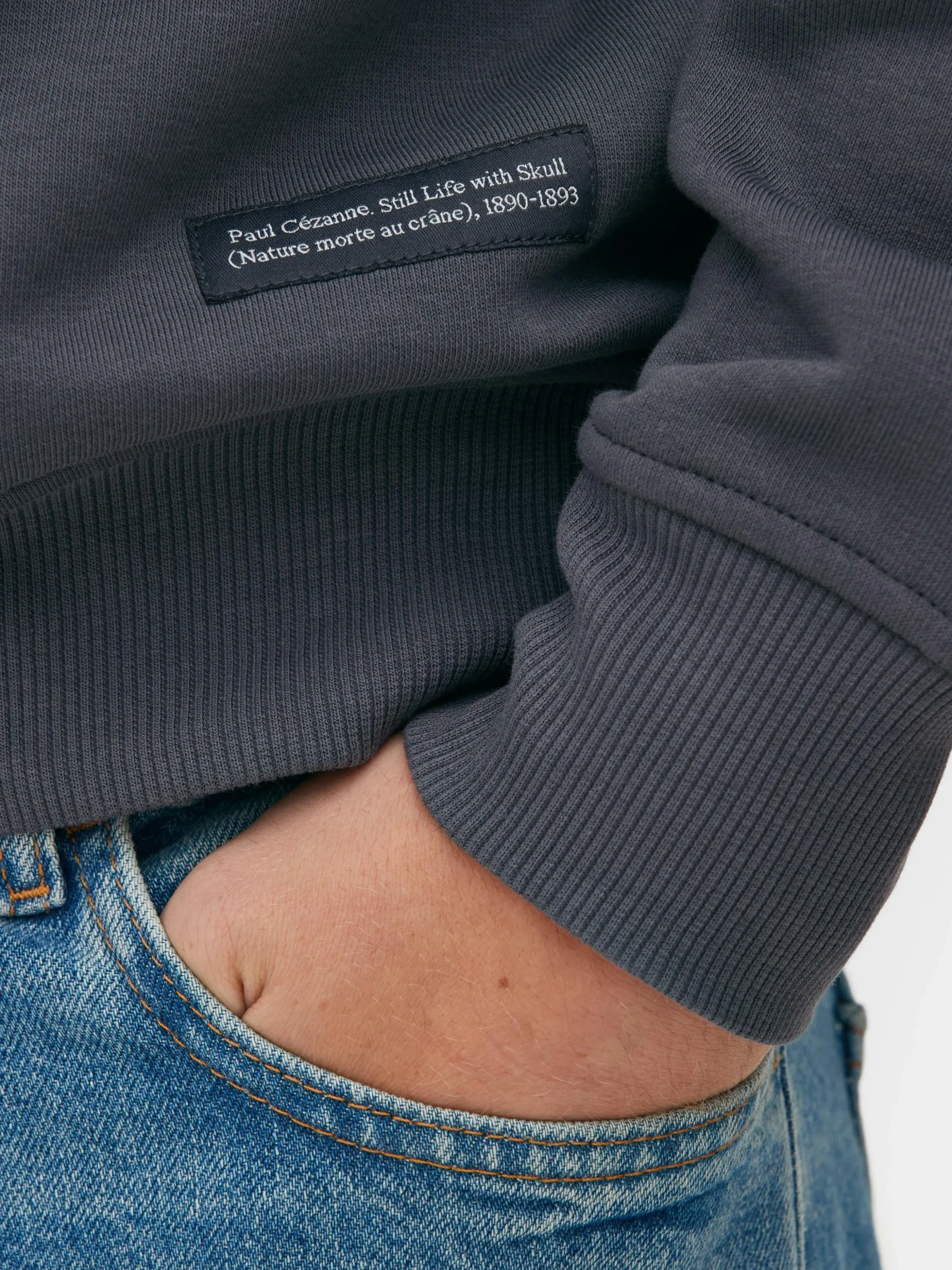 Sweatshirt Cézanne Stilleven-met-schedelprint