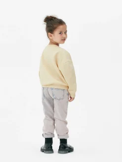 Sweatshirt In Collegestijl Met Bouclé-initiaal