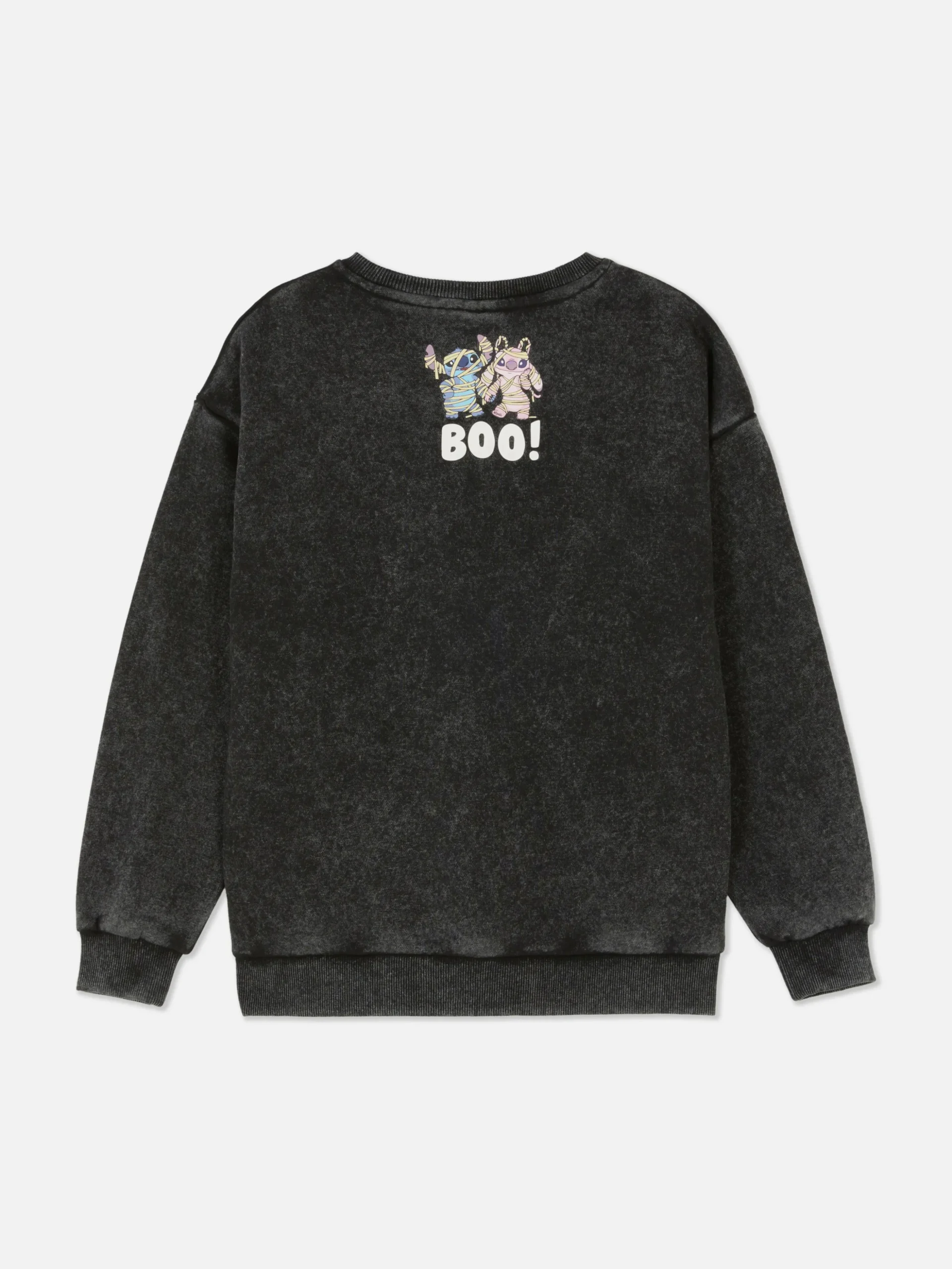 Sweatshirt Met Acid Wash Disney's Stitch