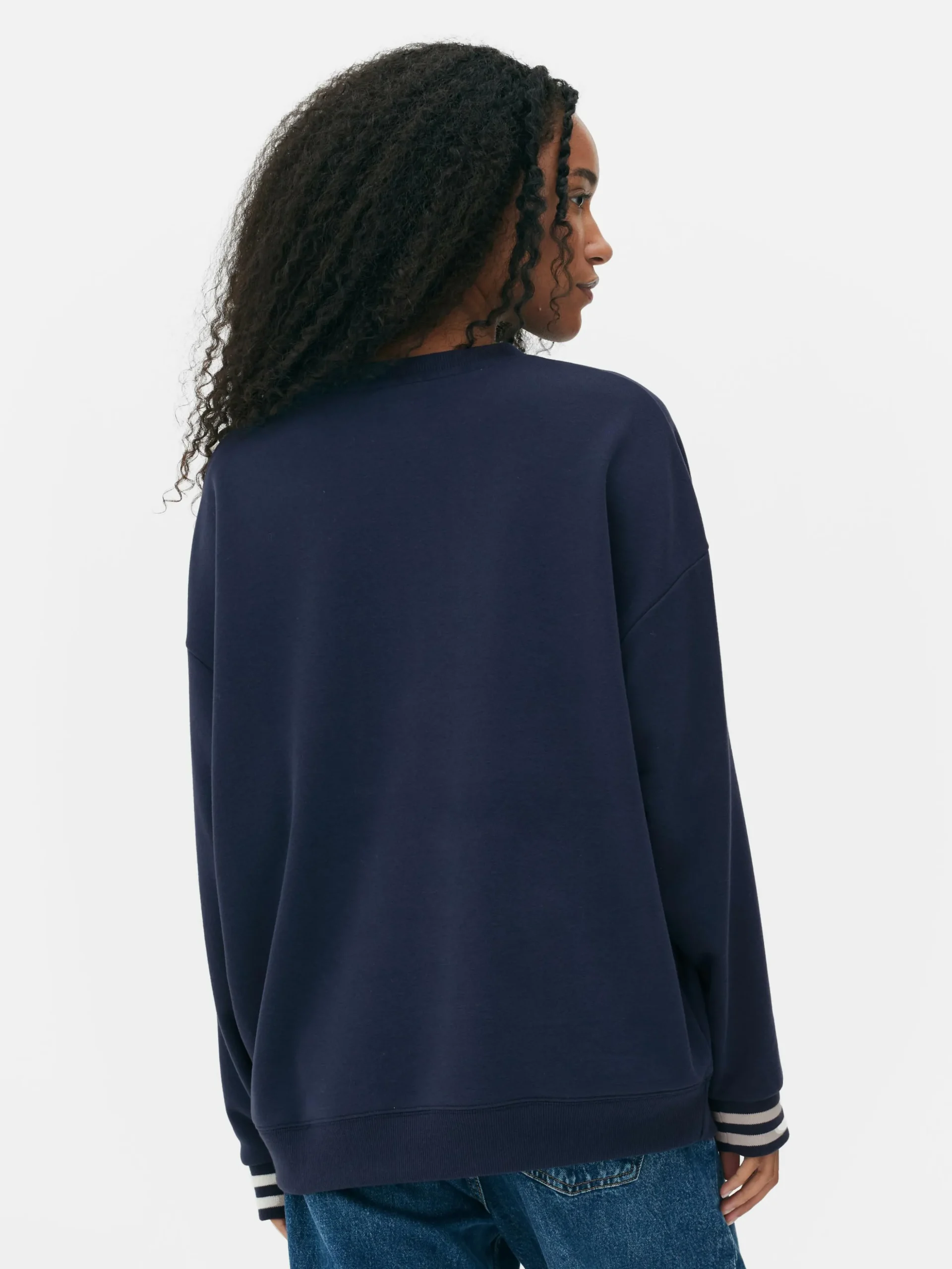 Sweatshirt Met Contrasterende Tekst Disney's Stitch