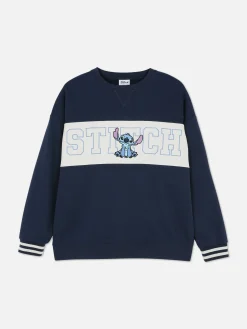Sweatshirt Met Contrasterende Tekst Disney's Stitch