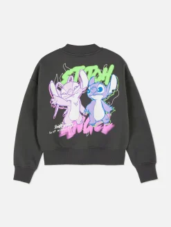 Sweatshirt Met Graffiti Disney's Stitch & Angel