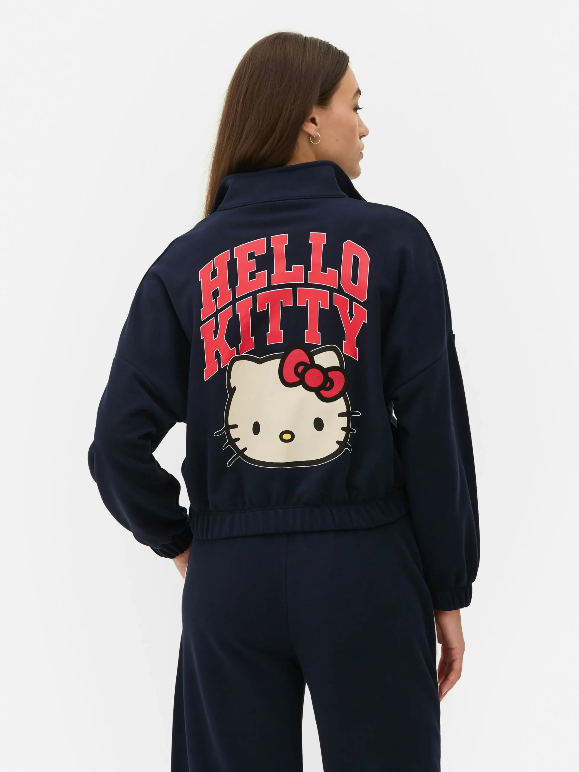 Sweatshirt Met Halve Rits Hello Kitty