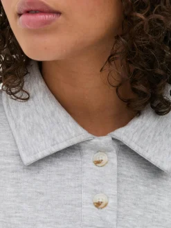 Sweatshirt Met Polokraag