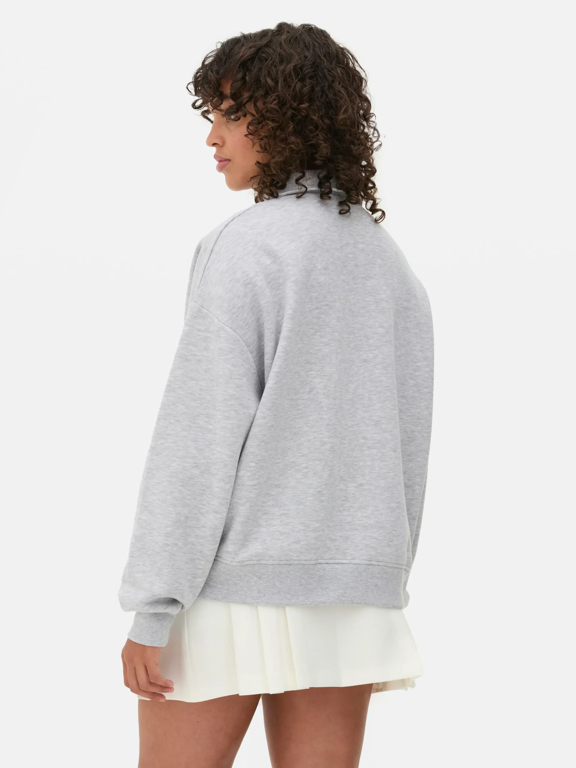 Sweatshirt Met Polokraag