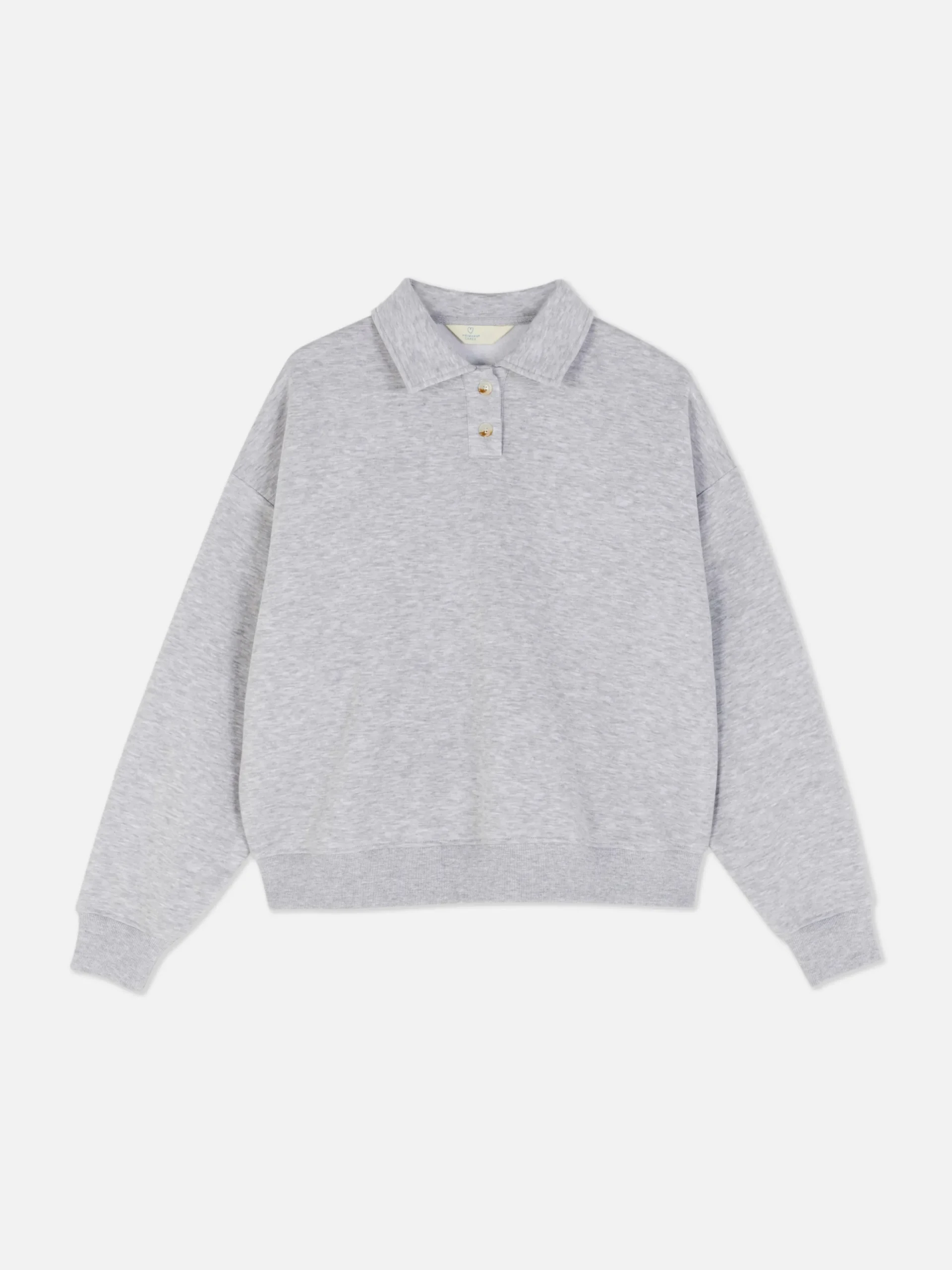 Sweatshirt Met Polokraag