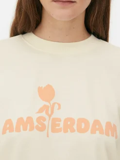 Sweatshirt Met Print Amsterdam