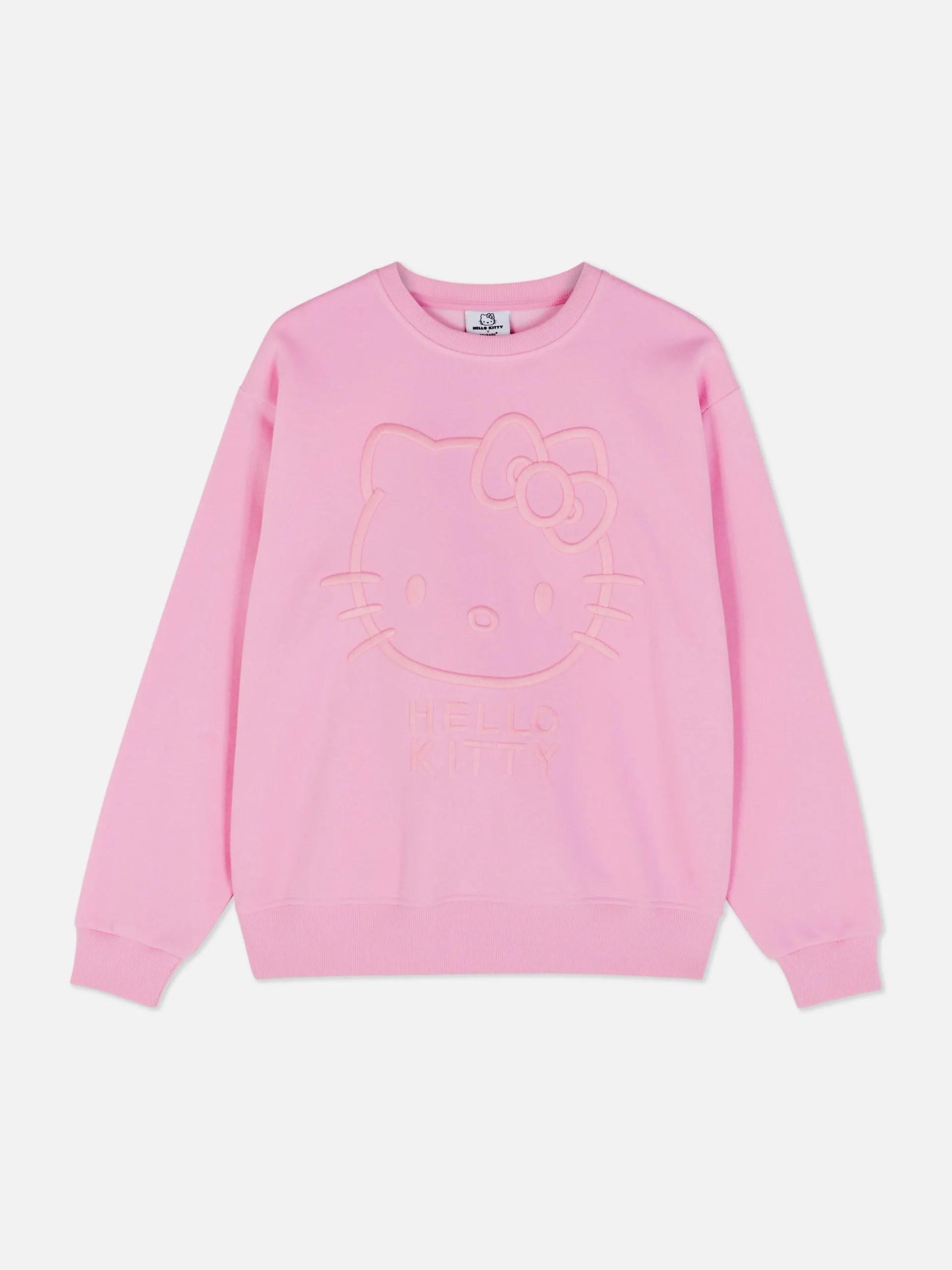 Sweatshirt Met Print En Borduursel Hello Kitty