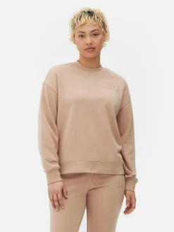 Sweatshirt Met Print En Ronde Hals