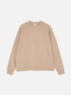 Sweatshirt Met Print En Ronde Hals