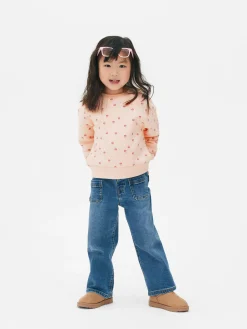Sweatshirt Met Print En Ronde Hals