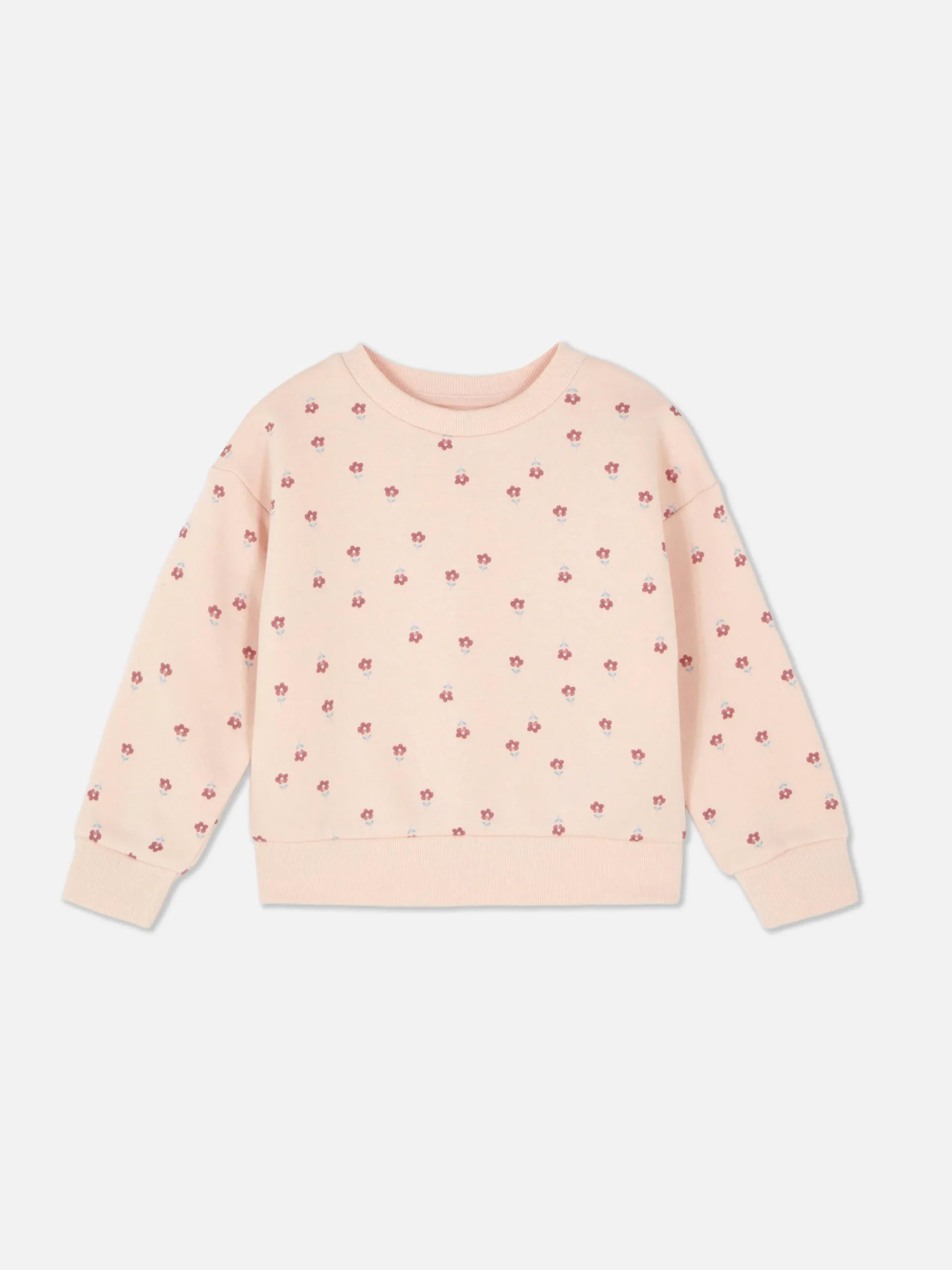 Sweatshirt Met Print En Ronde Hals