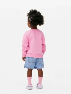 Sweatshirt Met Print En Ronde Hals