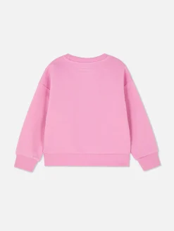 Sweatshirt Met Print En Ronde Hals