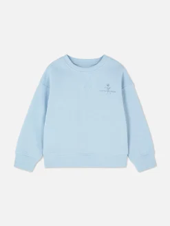 Sweatshirt Met Print En Ronde Hals