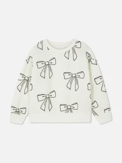 Sweatshirt Met Print En Ronde Hals