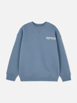 Sweatshirt Met Print En Ronde Hals