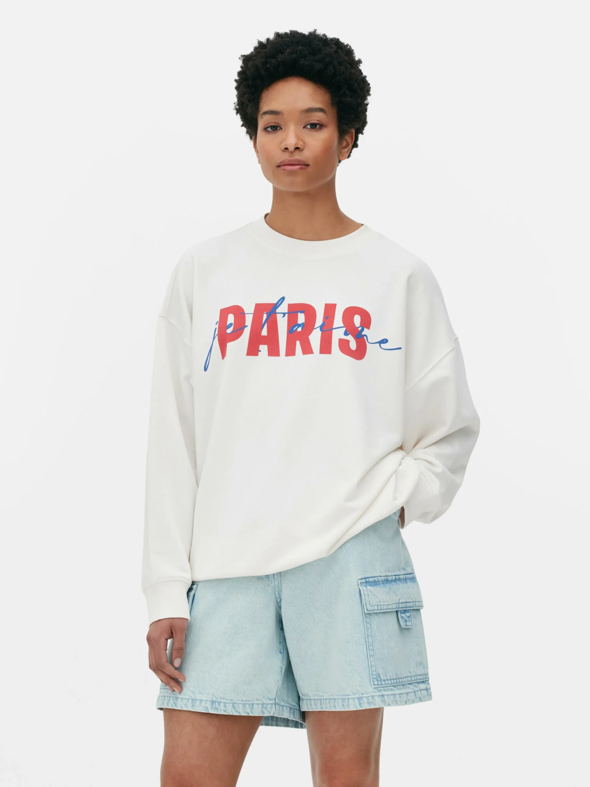 Sweatshirt Met Print Paris