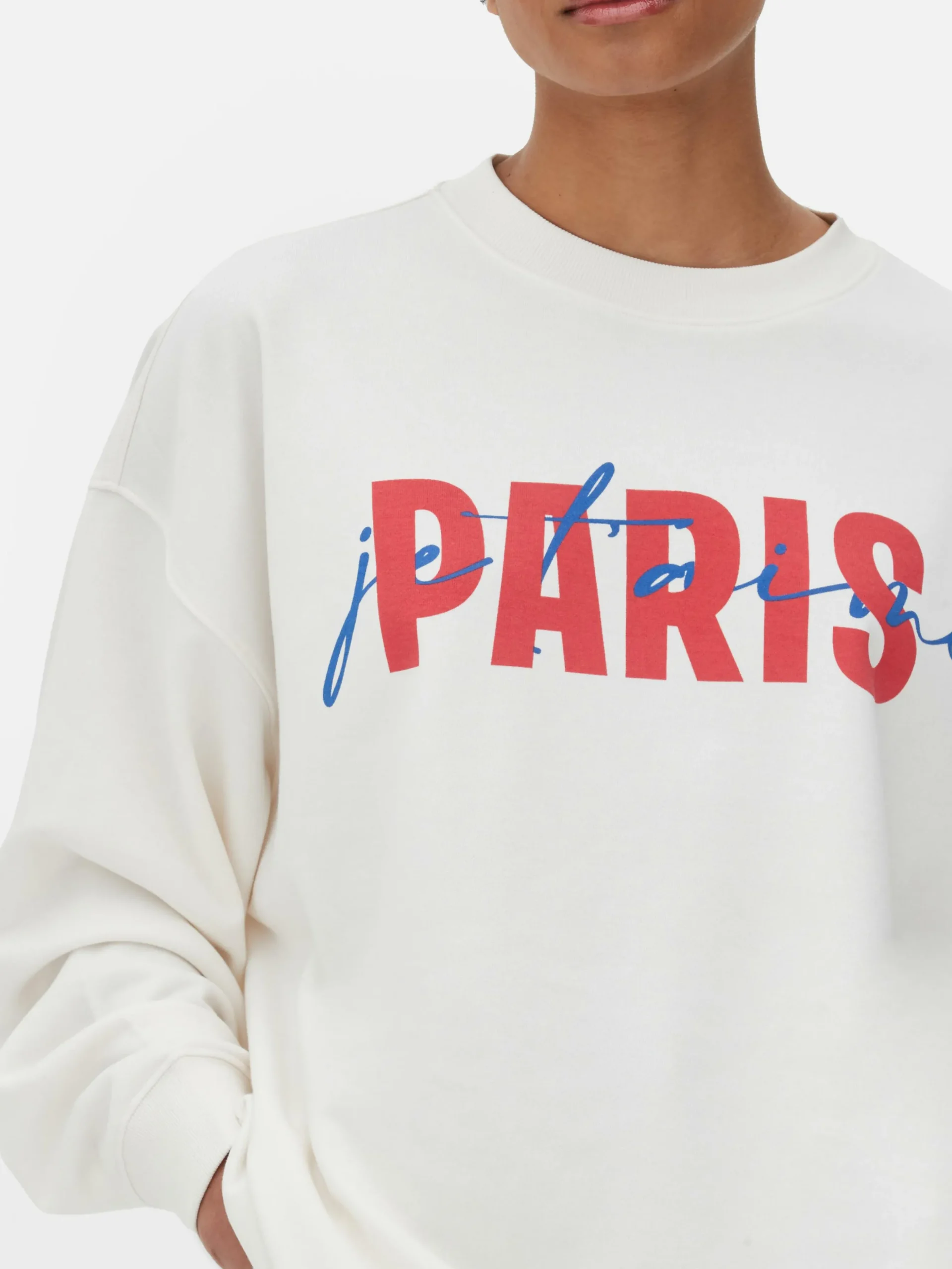 Sweatshirt Met Print Paris