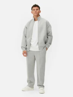 Sweatshirt Met Rits En Opstaande Kraag Kem