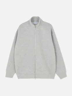 Sweatshirt Met Rits En Opstaande Kraag Kem