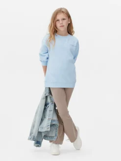 Sweatshirt Met Ronde Hals