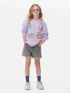 Sweatshirt Met Ronde Hals Disney's Stitch & Angel